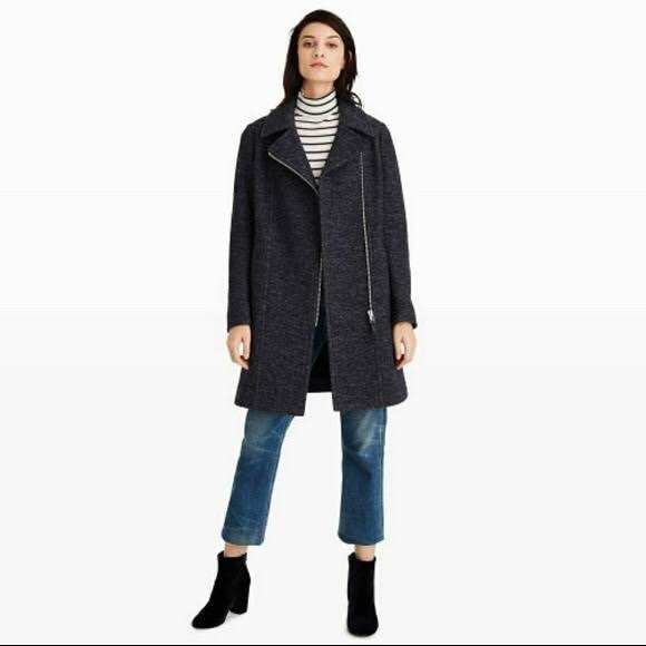 Club Monaco Navy Italian Coat - Picture 1 of 4